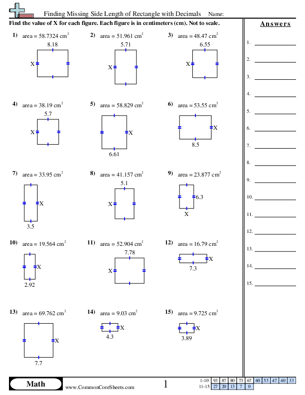 Area & Perimeter Worksheets | Free - Distance Learning, worksheets and ...