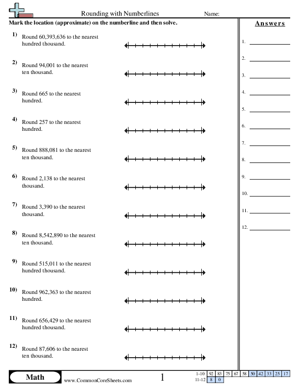 Rounding Worksheets | Free - Distance Learning, worksheets and more ...