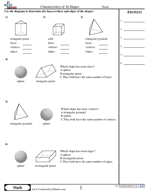 Shapes Worksheets | Free - Distance Learning, worksheets and more ...