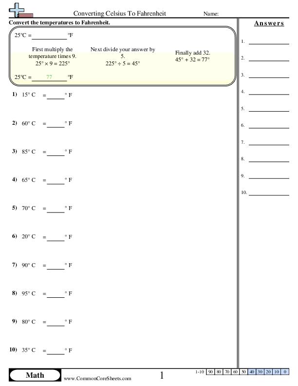 Temperature Worksheets | Free - Distance Learning, worksheets and more ...
