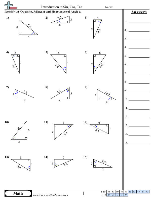 Trigonometry Worksheets  Free - Distance Learning, worksheets and