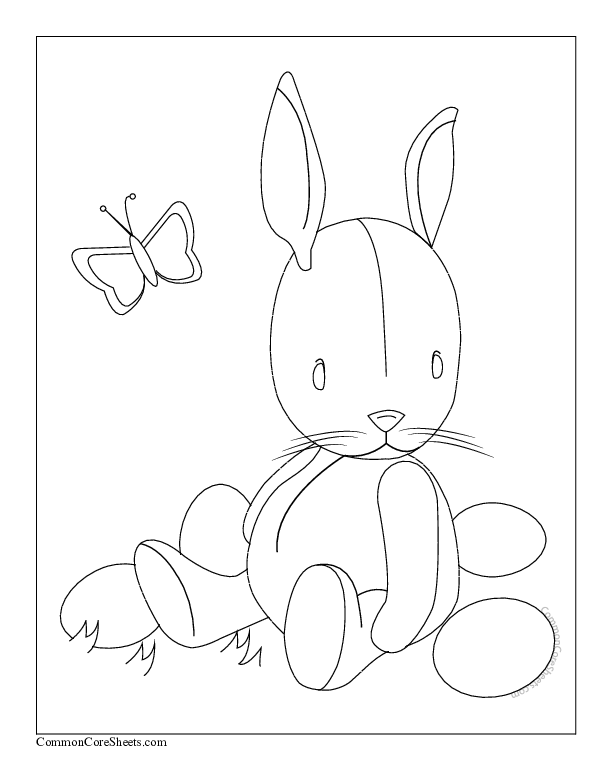 Coloring Sheets - easter_bunny_doll worksheet